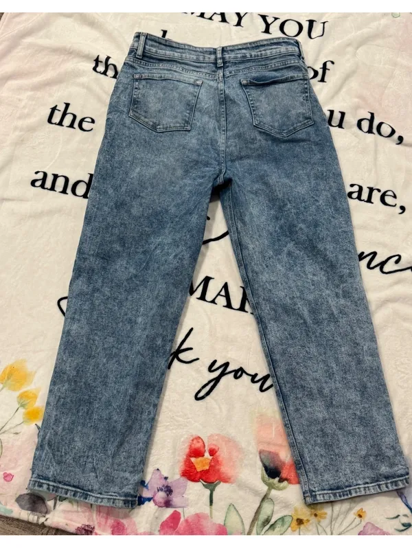 Cuidado con el Perro dark blue baggy high-rise jeans, Size 10. - Image 3