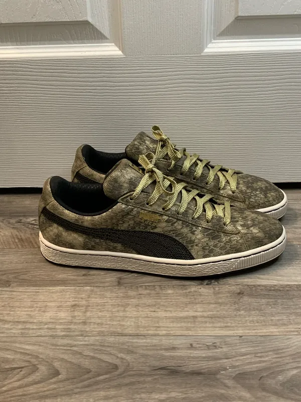 Puma Sneakers Gold metallic low tops - Image 5