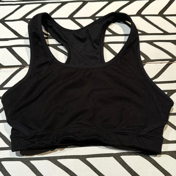Athleta Double Dare Sports Bra in Black size XS - Image 2