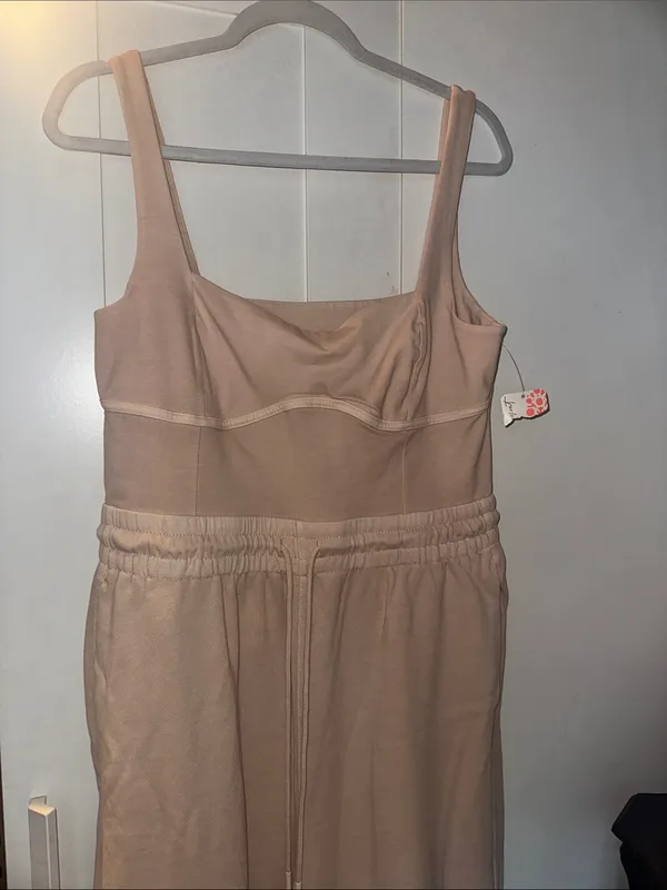 FREE PEOPLE Movement Inbound Onesie - Cashmere $128 - Image 8