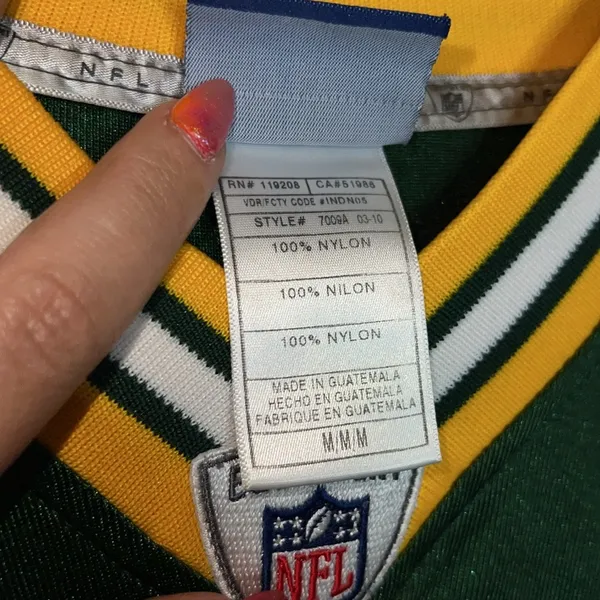 Reebok Green Bay Packers Clay Matthews Football Jersey - Image 4