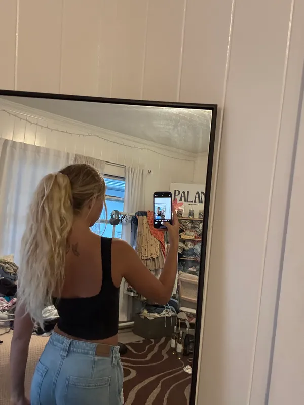 Black Lace Victoria Secret Top - Image 4