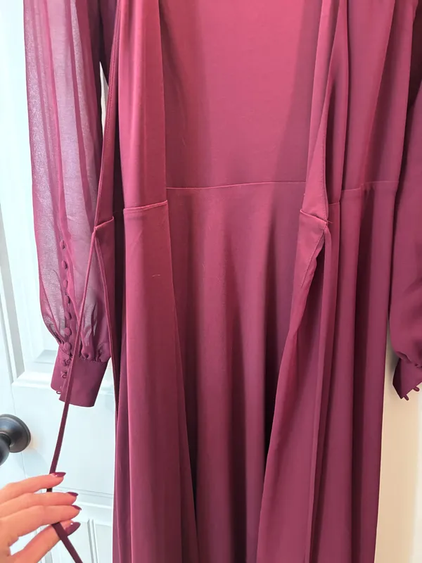 Lulus Long Sleeve Dress Maxi - Image 6