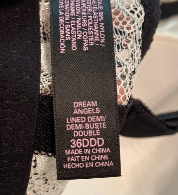 Victoria Secret Dream Angels Lined Demi Bust Double size 36DDD excellent - Image 5