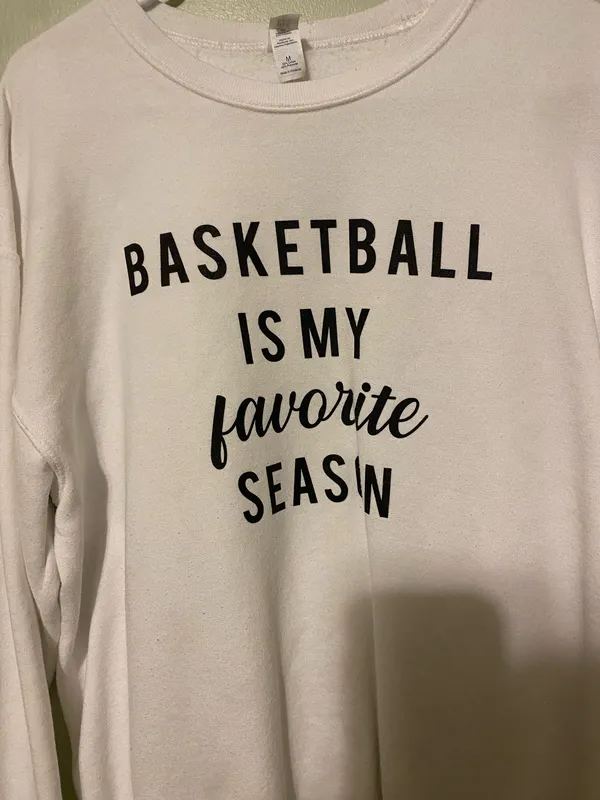 White sporty Sweatshirt Size M - Image 4