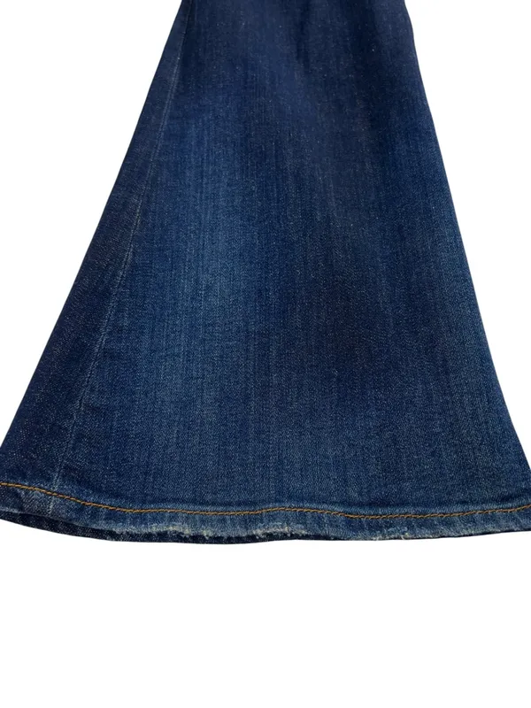 Genuine Red Engine Vintage Original Denim Mid-Rise Hip-Slimming Flare Jeans 27 - Image 15