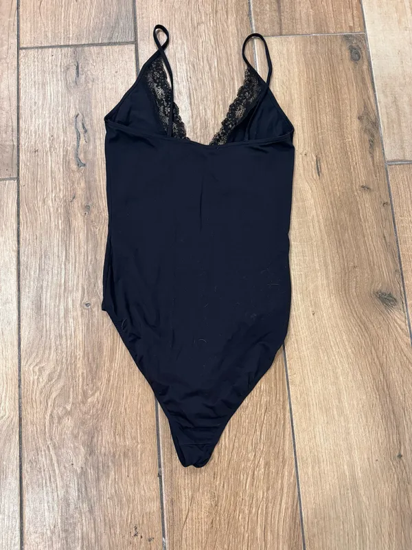 Zara Black Lace Bodysuit NWOT - Image 2