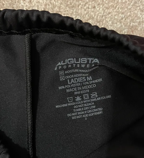 Black Athletic Workout Skirt Size M - Image 3