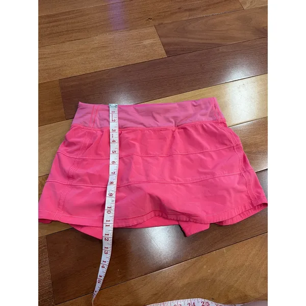 Lululemon Pace Setter Skirt Womens Pink Pleated Running Tennis Skort LW8AC6R 4 - Image 7