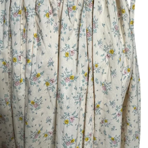 In Loom Floral Smocked Maxi Dress Tie Strap Cottagecore Tuckerknuck Style S - Image 7