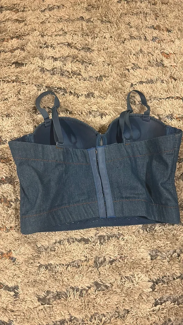 Denim Bustier Size M - Image 2