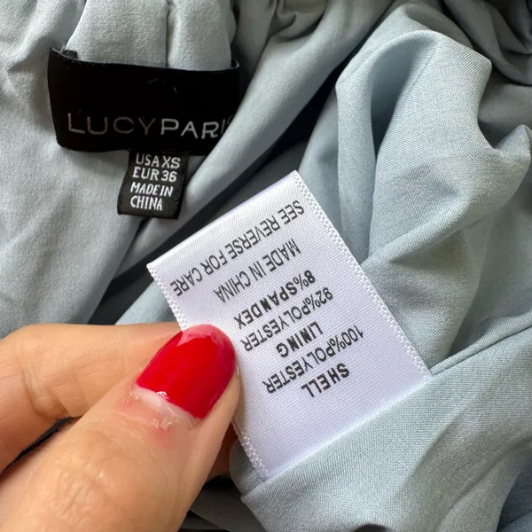 Lucy Paris Rose Metallic Pleated Midi Skirt - Image 6