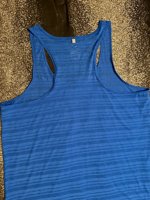 Womens XL Nike Dri Fit Athletic/Casual Tank Top- Blue - Image 6