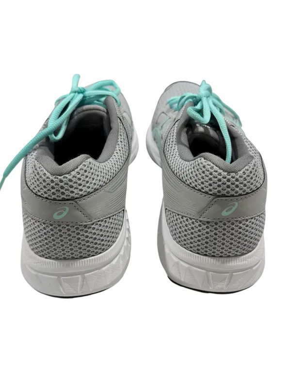 ASICS GEL-Contend 6 Wide Running Shoes Grey Mint Blue Womens Size 10 1012A231 - Image 5