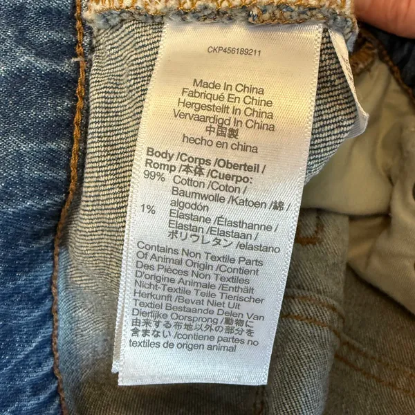 Madewell Perfect Vintage Jean Womens 27 Haight Wash Denim Pants Stretch NA919 - Image 6