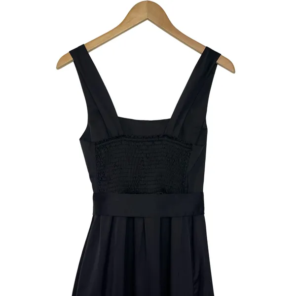 SHOW ME YOUR MUMU Women’s Black Satin Midi Slit Dress Small - Image 6