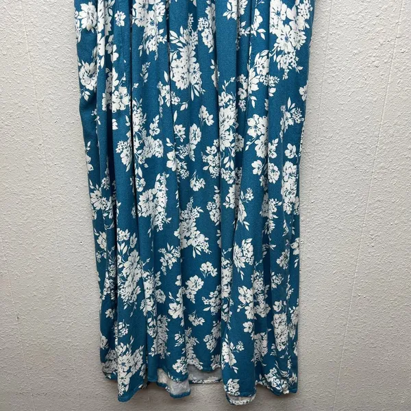 Old Navy Floral Maxi Dress Womens 3X Cottagecore Milkmaid Vacation Travel Fairy - Image 12