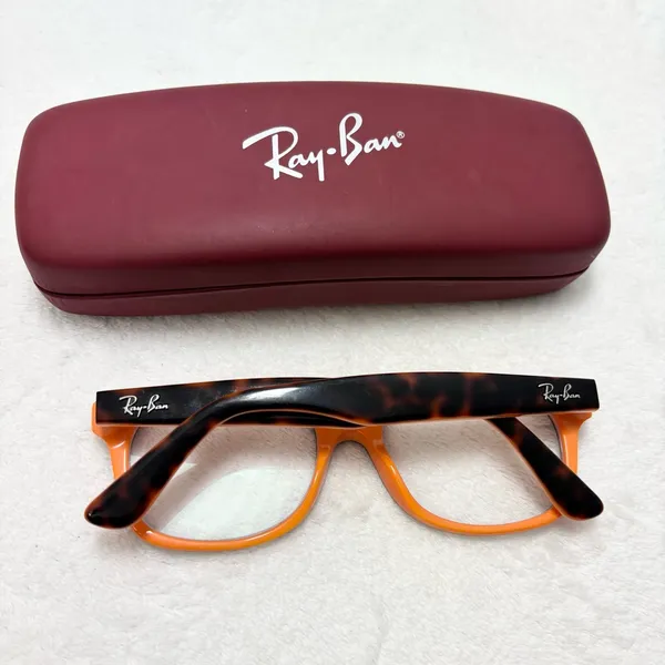 Ray-Ban RB 1528 3661‎ 48 16 130 Tortoise Frame Glasses with Burgundy Case - Image 6