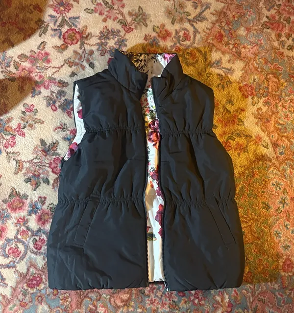 Reversible puffer vest Black Size M - Image 3