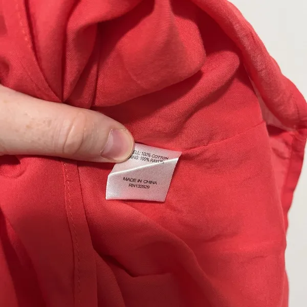 Camila Coelho Red Archer Off Shoulder Mini Dress Size Small‎ - Image 5