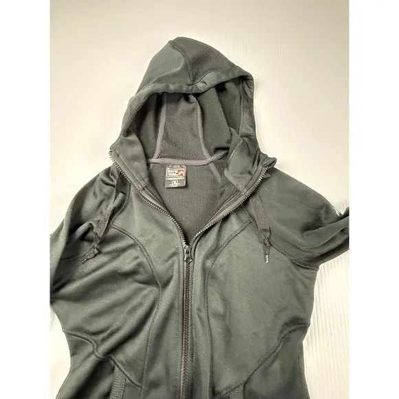 Outfitter trading Breckenridge‎ Colorado Full Zip Hoodie Jacket Thumb Holes S - Image 7