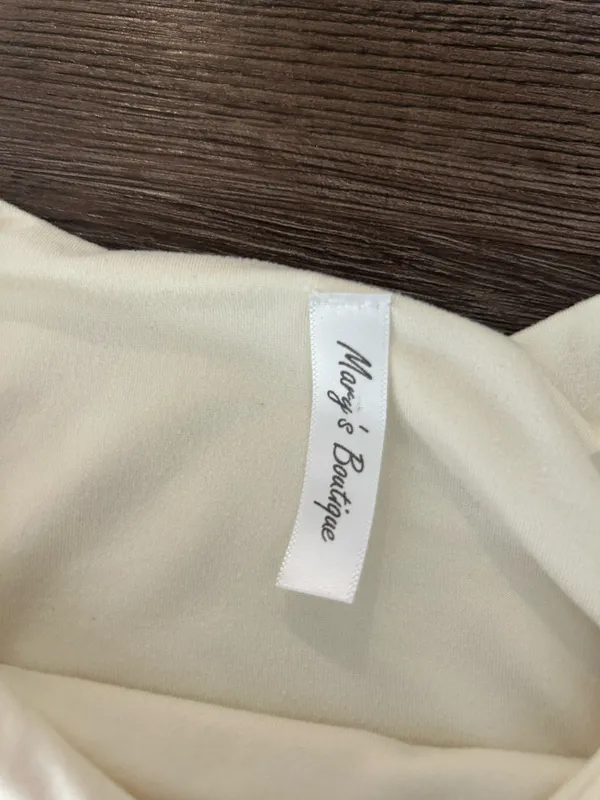 Butter Yellow Fitted Tes Size XS - Image 2