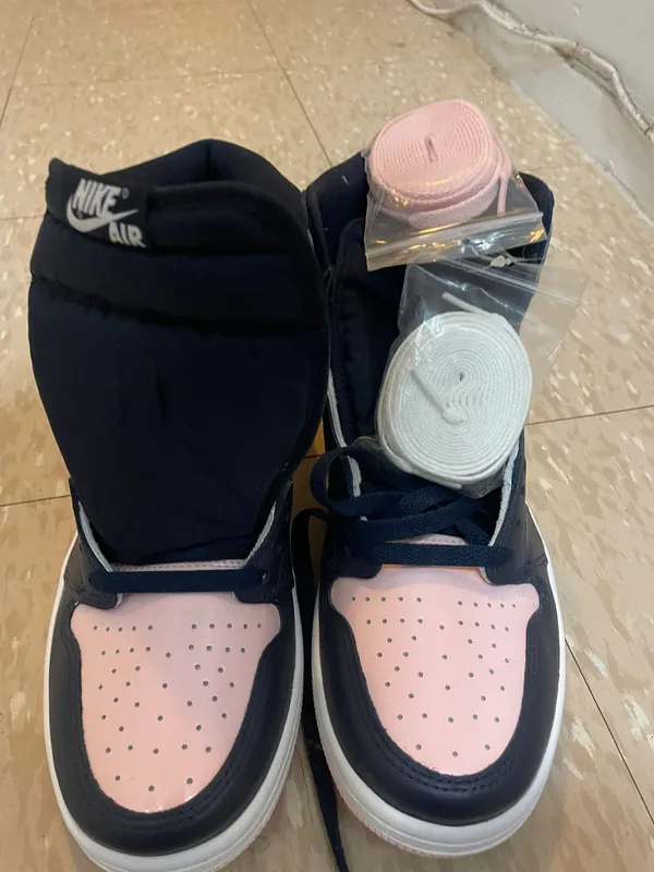 Nike Wmns Air Jordan 1 Retro High OG SE 'Bubble Gum' - Size 11 brand new will come in a replacement box - Image 8