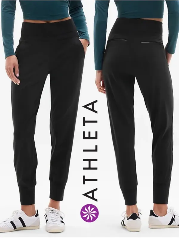 $109 Athleta Venice High Rise Jogger Women’s Size S in Black - Image 2