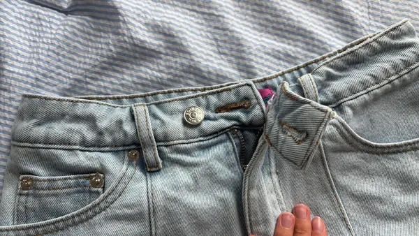 Edikted Skirt Denim - Image 3