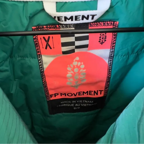 Free People FP Movement Lift Laugh Love Jacket Coat in Green Glow - NWT - Image 8