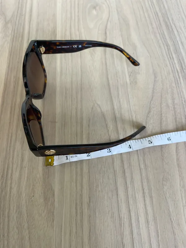 Tory Burch Tortoiseshell Cat-Eye Sunglasses with Brown Gradient Lenses - Image 12