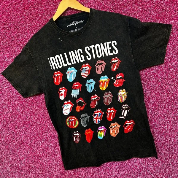 The Rolling Stones Around the World Mineral Wash tee Medium - Image 3