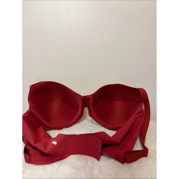 Aerie Smoothez Full Coverage Maroon Red Bra Size 38D Adjustable Straps Smooth - Image 5