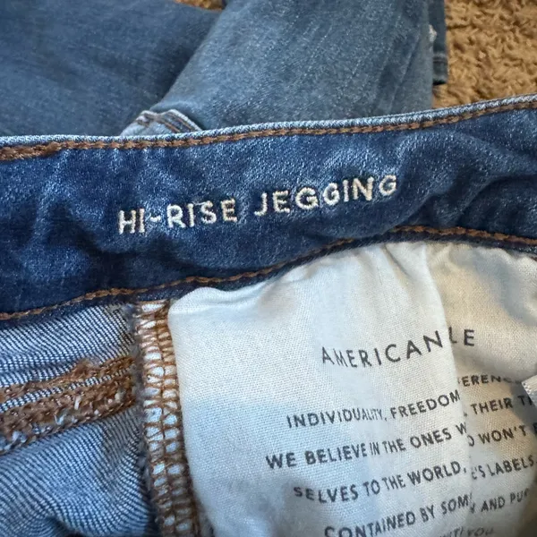 American Eagle Outfitters Distressed High Rise Jegging size 4 Short - Image 13
