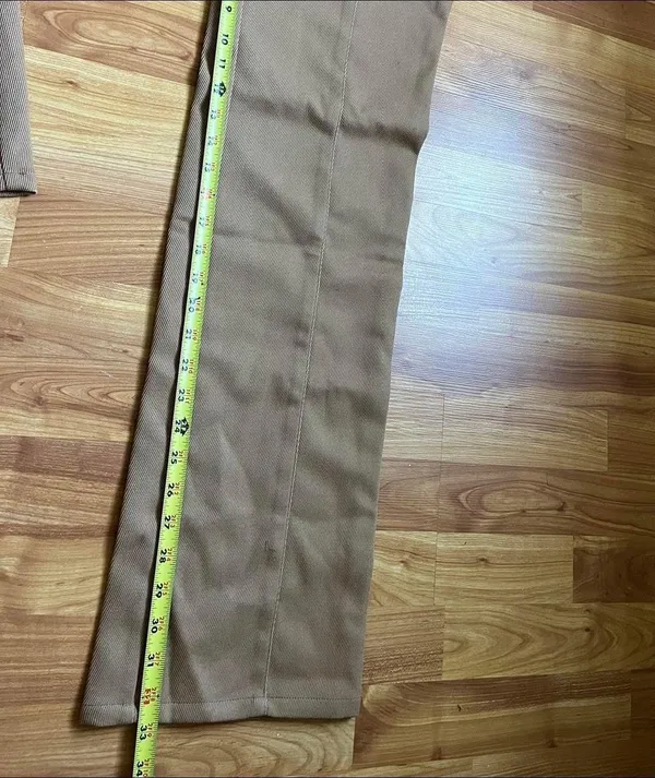 Tiger Mist Tan Twill Trouser Pants - Image 5