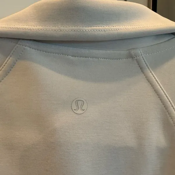 lululemon Softstreme Funnel-Neck Zip Jacket in Off-White - Image 5