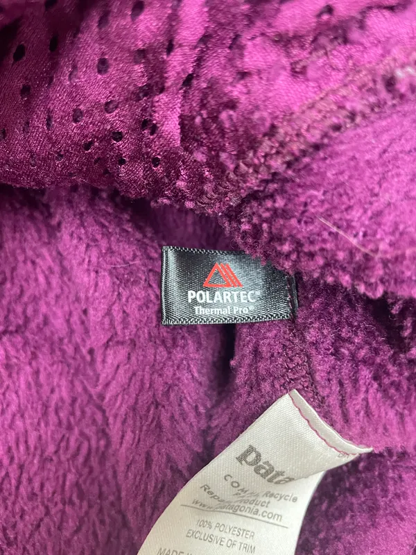 Patagonia Purple Polartec Fleece Re-Tool Snap-T Pullover Jacket Size Medium - Image 9