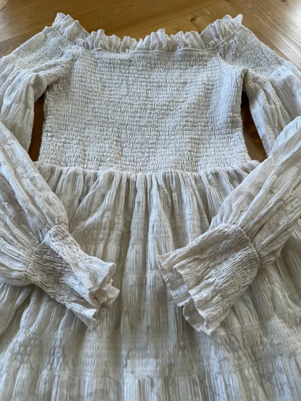 Blush Boutique Cream Dress White Size L - Image 3