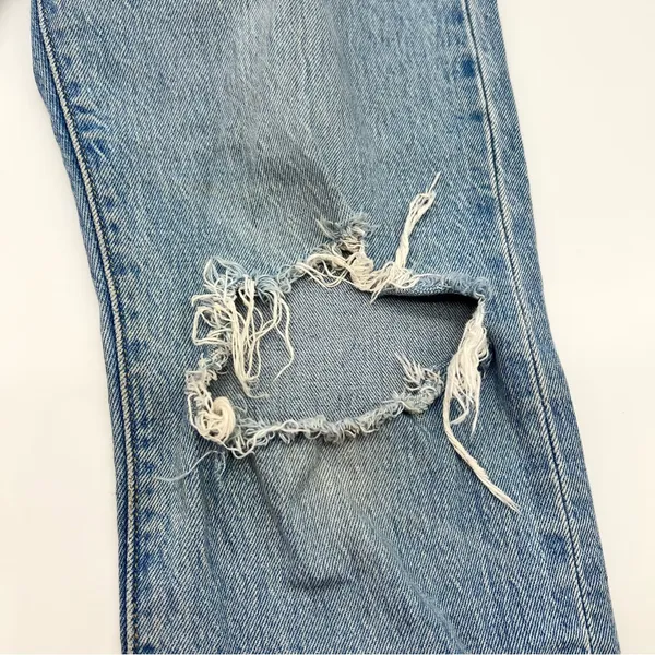 Levi's Blue Wedgie Straight Leg High Rise Jeans Timeless Design-Size 26 - Image 14