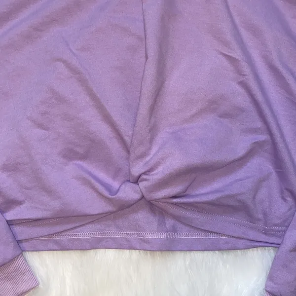 Romwe Purple Long Sleeve Top - Image 2