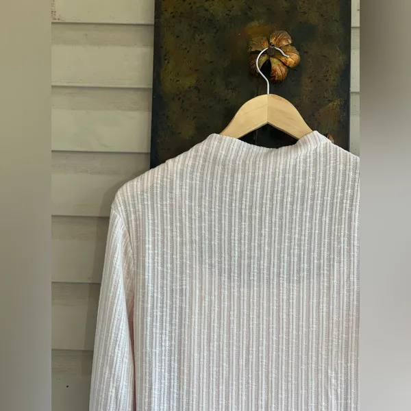 Steve Madden Maya Elegant Cream Long Sleeve Dress - Image 9