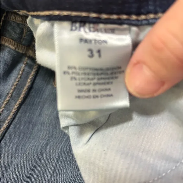 Buckle Dark Wash Denim Jeans - Image 4