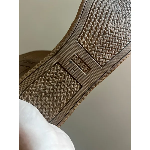 Reef Cushion Bounce Vista Thong Sandals 6 Brown Coastal Beach Slides Boho Chic - Image 9
