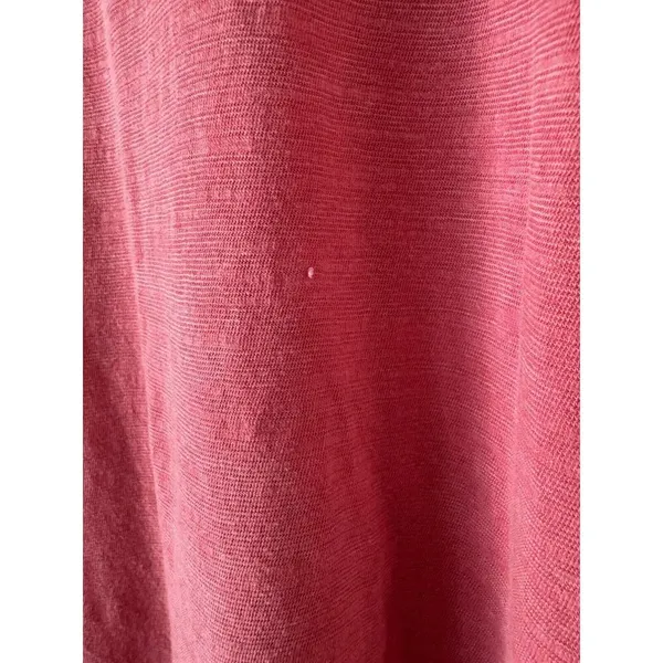 We The Free Pink Pullover Oversized Lyocell Linen Long Sleeve T-Shirt Sz Small - Image 3