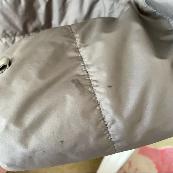 The North Face Monarch Quilted Puffer Jacket in Grey Women’s Medium - Image 7