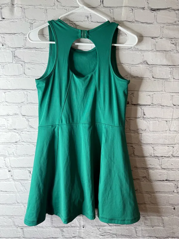 Nwt H&M move Green Sleeveless Fit-and-Flare athletic Dress size medium - Image 4