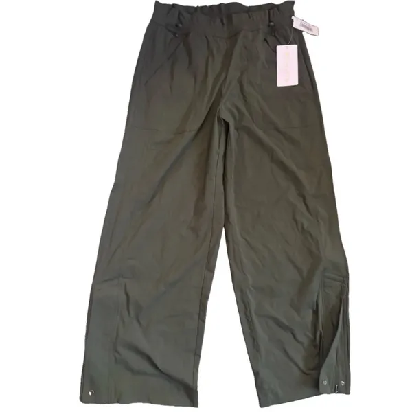 Athleta Trekkie High Rise Parachute Pants Aspen Olive NWT Sz LRG - Image 5