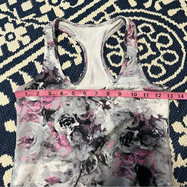 Lululemon Cool Racerback Watercolor Floral Tank - Image 6