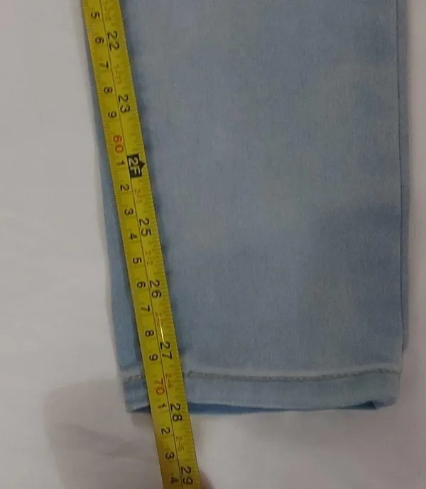 Aeropostale High Waisted Jegging Jean Size 0 Light Wash - Image 8