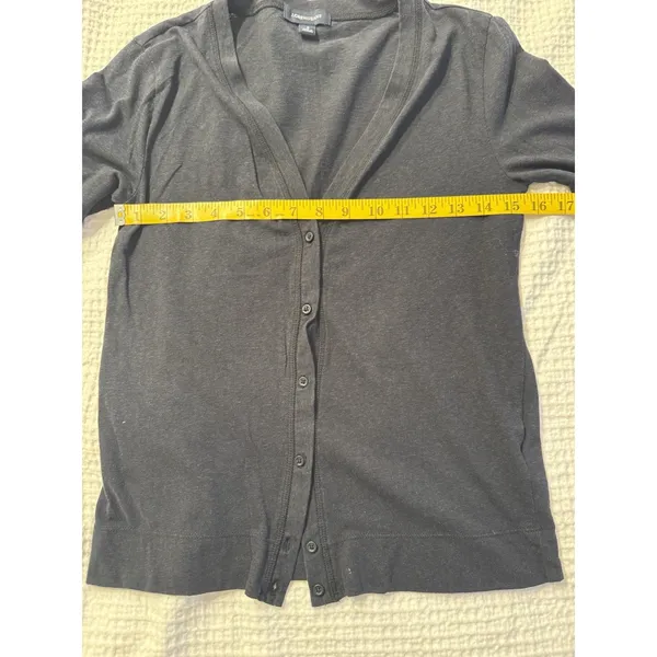 J Crew Women's Cardigan Blue V-Neck Button Down Small Old Money Classic - Image 5